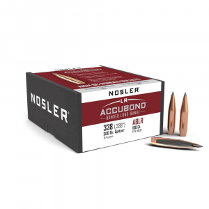 Nosler Accubond Long Range Bullets .338 cal .338" 300 gr SPITZER 100/ct