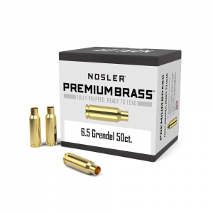 Nosler Unprimed Brass Rifle Cartridge Cases 50/ct 6.5mm Grendel