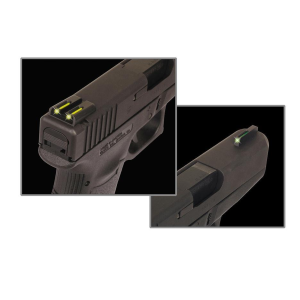 Truglo TFO Tritium/Fiber-Optic Day/Night Sights Fits S&W M&P - Front Green/Rear Yellow