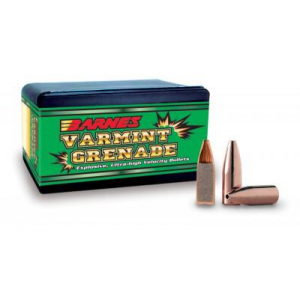 Barnes Varmint Grenade Rifle Bullets 6mm .243" 62 gr VGFB 250/ct