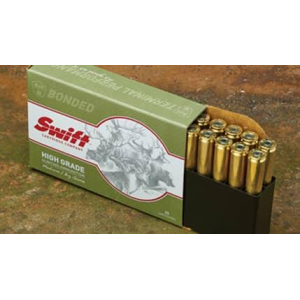 Swift A-Frame Rifle Ammunition .338 Win Mag 250 gr A-Frame 2570 fps 20/ct