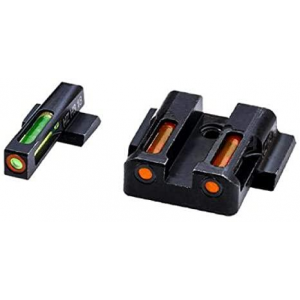 HIVIZ LiteWave H3 sight Orange/Green LitePipe/Orange front ring fits S&W Shield models