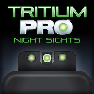 Truglo Tritium Pro Night Sights Fit FNH FNP-40 FNX-40 & FNS-40 (Including Compact) - Front Outline White/Rear Green