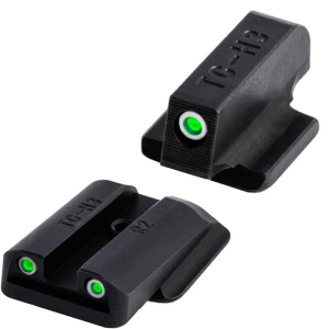 Truglo Truglo Tritium Pro Night Sights Fit Ruger LC9 LC9s LC380 - White Outline Front/Rear Green - $59.99 at Natchez Shooting & Outdoors