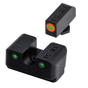 Truglo Tritium Pro Night Sight Set (High) Glock 20, 21, 25, 28, 29, 30, 31, 32, 37, 40, and 41(Excluding M.O.S. models) - Orange