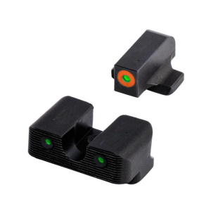Truglo Tritium Pro Night Sight Set for S&W EZ 380 Green with Orange Front Green Rear