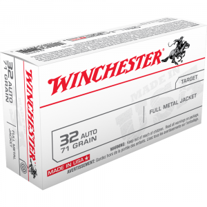 Winchester USA Handgun Ammunition .32 ACP 71 gr FMJ 50/ct