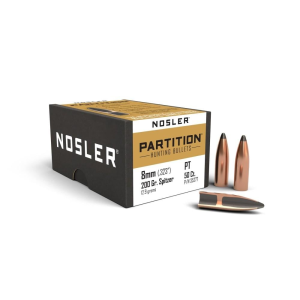 Nosler Nosler Partition Rifle Bullets .323 cal .323" 200 gr SPT 50/ct - $92.99 at Natchez Shooting & Outdoors