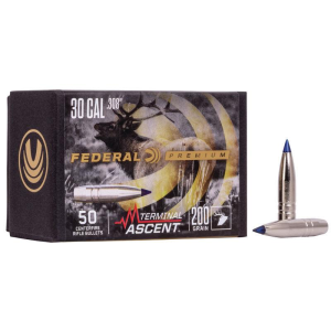 Federal FEDERAL .308 CALIBER 200GR TERMINAL ASCENT COMP BULLET 50RD - $75.99 at Natchez Shooting & Outdoors