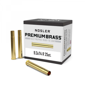 Nosler Unprimed Brass Rifle Cartridge Cases 25/ct 9.3x74mm