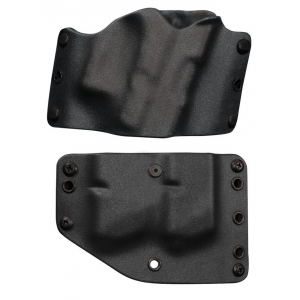 HOLSTER & TWIN MAG COMBO PACK - FITS COMPACT OWB, RH, BLACK
