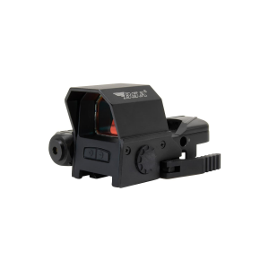 BSA Reflex Sight with Red Laser 33x24mm 4 Reticles Red QR Mount for Weaver/Picatinny