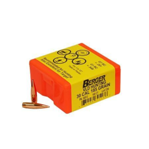 Berger Match Grade Hunting Bullets .30 cal .308" 185 gr VLD HUNTER 100/box
