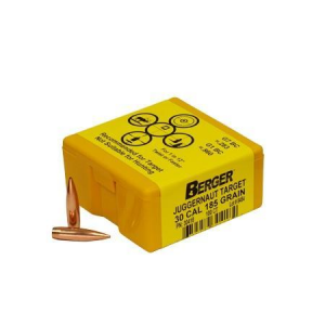 Berger Match Grade Target Bullets .30 cal .308" 185 gr JUGGERNAUT TARGET 100/box