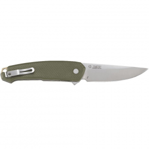 CRKT Tueto Folding Knife Assisted Opening 3 1/4" Blade OD Green