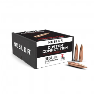 Nosler Custom Competition Bullets .30 cal .308" 220 gr HPBT 100/ct