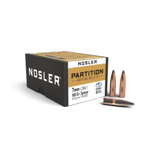 Nosler Nosler Partition Rifle Bullets 7mm .284" 160 gr SPT 50/ct - $77.99 at Natchez Shooting & Outdoors