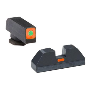 Ameriglo Green Tritium Outline Orange Square (non trit) REAR for Glock Gen 1-4 - $51.99 at Natchez Shooting & Outdoors
