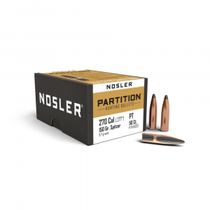 Nosler Partition Bullets .270 cal .277" 150 gr SPT  50/ct