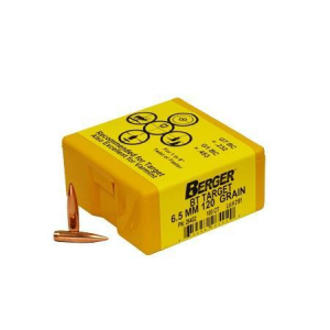 Berger Match Grade Target Bullets 6.5mm .264" 120 gr BT TARGET 100/box