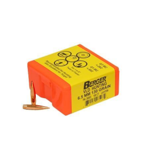 Berger Match Grade Hunting Bullets 6.5mm .264" 130 gr VLD HUNTER 100/box