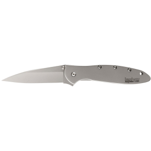 Kershaw Kershaw Ken Onion Leek Folding Knife 3" Drop Point Blade Silver - $68.49 at Natchez Shooting & Outdoors