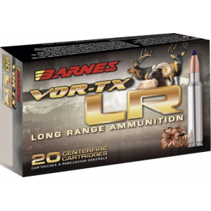Barnes VOR-TX Long Range Rifle Ammunition 7mm Rem Mag 139 gr LRX-BT 20rd