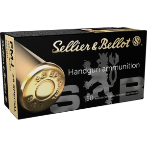 Sellier & Bellot Pistol & Revolver Ammo .38 Special 158 gr FMJ 50/Box