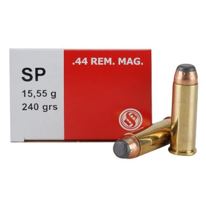 Sellier & Bellot Pistol & Revolver Ammo .44 Rem Mag Sp 240 gr 50/Box