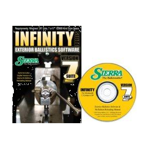 Sierra Infinity Suite Version 7 (CD-ROM) Exterior Ballistic Software & 5th Edition Reloading Manual
