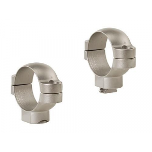 Leupold 2-Piece STD Windage Adjustable Steel Rings 30mm, High, Silver