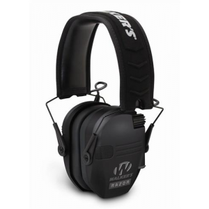 Walker's Game Razor Slim Shooter Folding Ear Muffs-Black