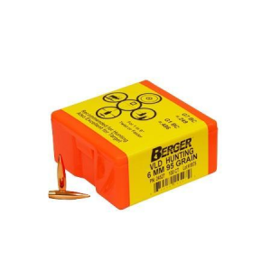 Berger Match Grade Hunting Bullets 6mm .243" 95 gr VLD HUNTER 100/box