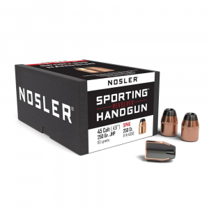 Nosler Sporting Handgun Revolver Bullets .45 Colt .451" 250 gr JHP 100/ct