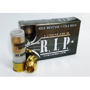 G2-Research G2 Research R.I.P. Shotshells 12 Ga  2-3/4" 1430 fps Fragmenting Slug 5/ct - $57.49 at Natchez Shooting & Outdoors
