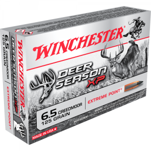 Winchester Deer Season XP Rifle Ammunition 6.5 Creedmoor 125 gr. PT 2850 fps 20/ct