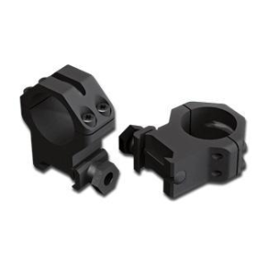Weaver 4-Hole Skeleton Aluminum Scope Rings - Matte - 30mm Medium