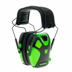 Caldwell E-Max Pro Earmuffs - Neon Green 23db NRR