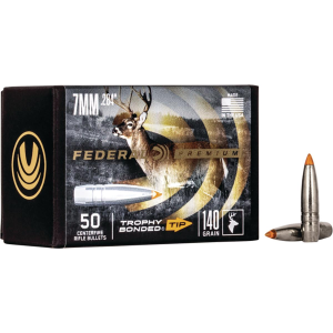 Federal FEDERAL .284 CALIBER 140GR TROPHY BONDED TIP CB BULLET 50RD - $48.49 at Natchez Shooting & Outdoors