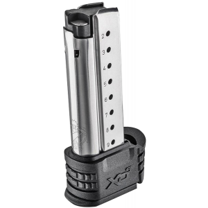 Springfield Armory XD(S) Magazine w Black X-Tension 9mm 9/rd Stainless
