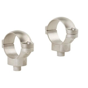 Leupold 2-Piece Quick Release (QR) Scope Rings - 1" Medium, Silver