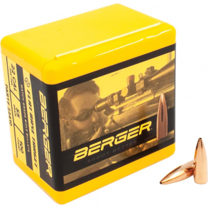 Berger Match Grade Target Bullets .22 cal .224" 55 gr FB TARGET 100/box