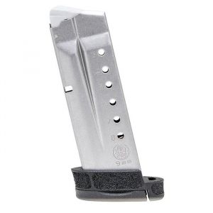 Smith & Wesson M&P Shield M2.0 SS Handgun Magazine with Finger Rest 9mm Luger 8/rd