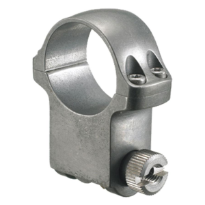 Ruger Ruger Steel Scope Ring - Single (6KTG) 1" Extra High 1.187" Height - Target Grey Stainless Finish - $31.99 at Natchez Shooting & Outdoors