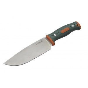 Master Cutlery Outdoor Life Camping Fixed Blade Chef Knife 6" Blade Green and Orange