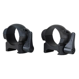 Weaver Grand Slam Leaver-Lok Top Mount Steel Scope Rings 1" Medium, Matte