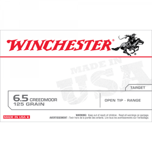 Winchester USA Rifle Ammunition 6.5 Creedmoor 125 gr. OT 2850 fps 20/ct