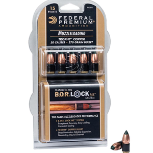 Federal Federal Premium Trophy Copper Muzzleloader Bullets .50 cal 270 gr Poly Tip  15/box - $29.99 at Natchez Shooting & Outdoors