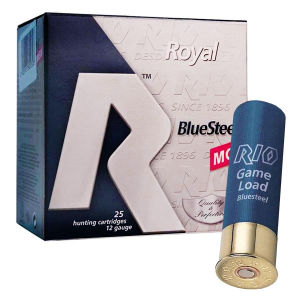 Rio Rio Royal BlueSteel 12 ga 3 1/2" MAX 1 3/8 oz #BB 1550 fps 25/ct - $26.99 at Natchez Shooting & Outdoors