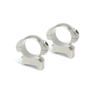 Weaver Grand Slam Steel Top Mount Scope Rings 1" HIgh, Silver